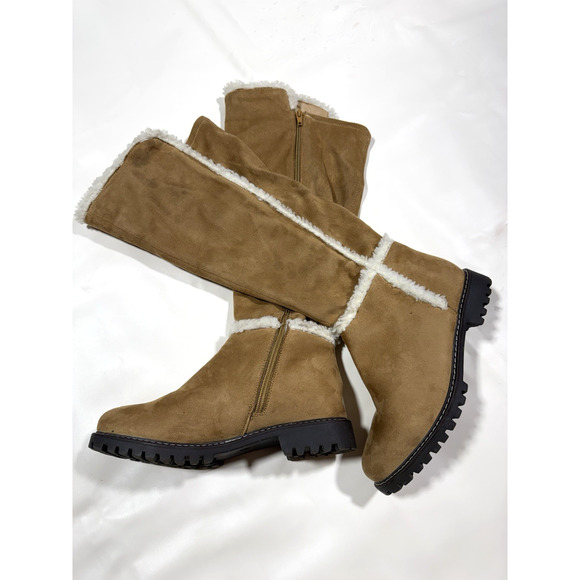 Comfort Est 1946 Women’s Suede Boots Side Zip Size 8W - Picture 12 of 12